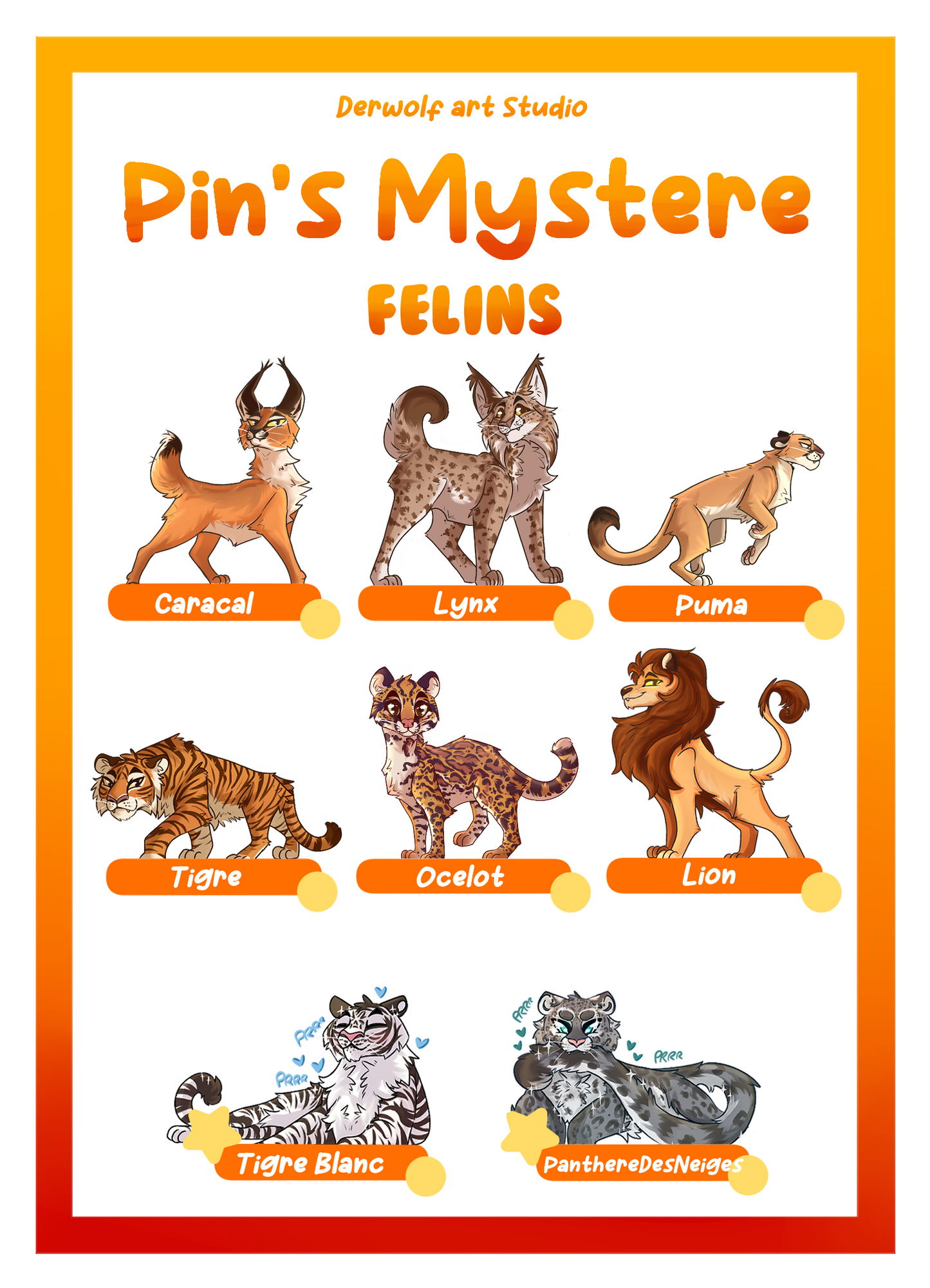 Pins Mystère – Félins ❓
