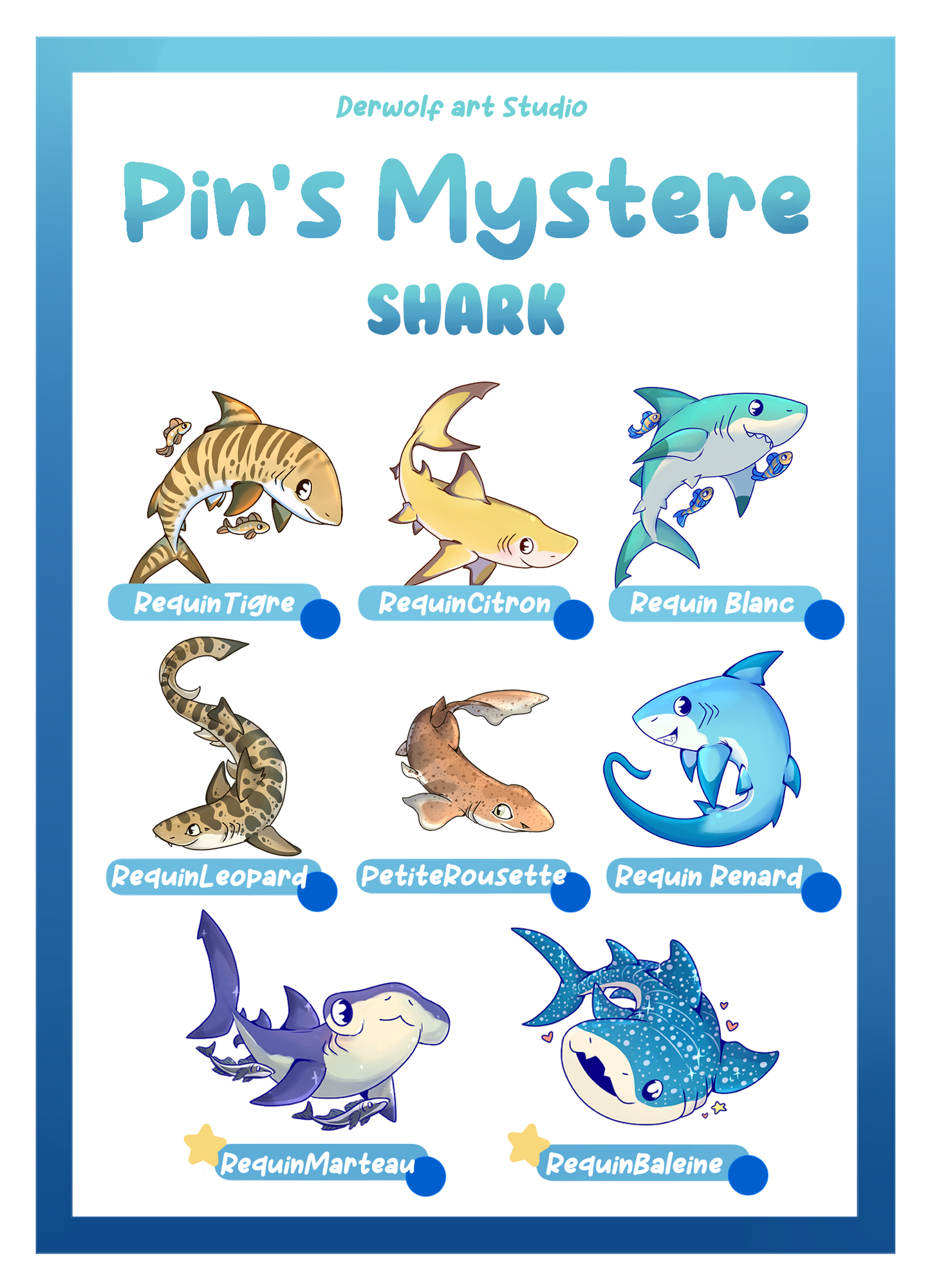 Pins Mystère - Shark ❓