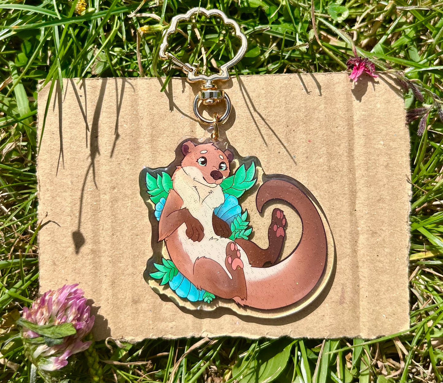 Porte Clé - Loutre 🦦✨