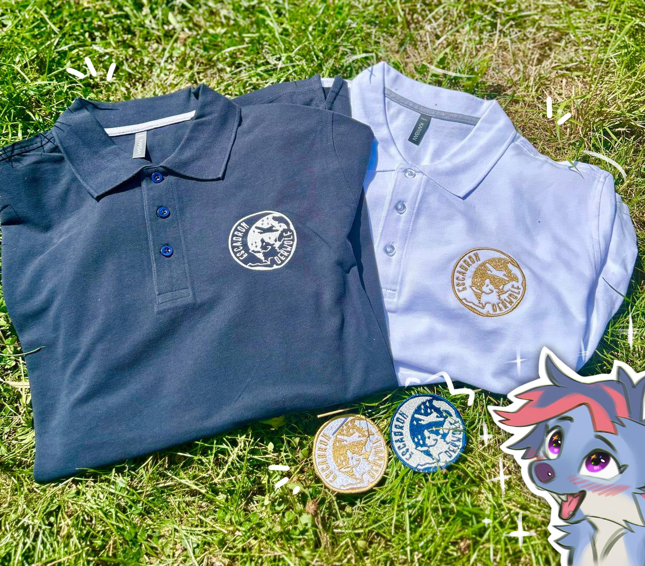 Polo | Escadron Derwolf Bleu Marine 🐺✈️