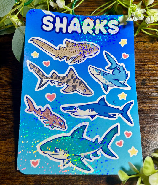 Planche Stickers |  Sharks 3 🦈🌊