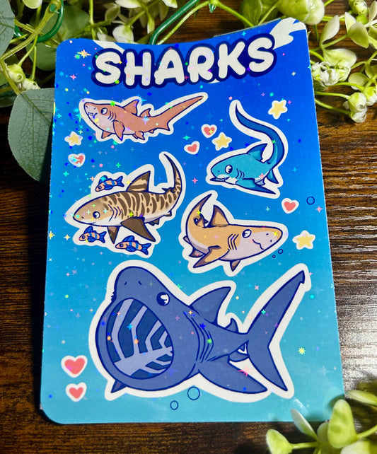 Planche Stickers |  Sharks 2 🦈🌊