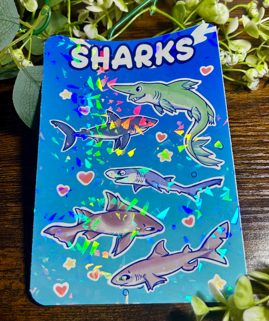 Planche Stickers |  Sharks 4 🦈🌊
