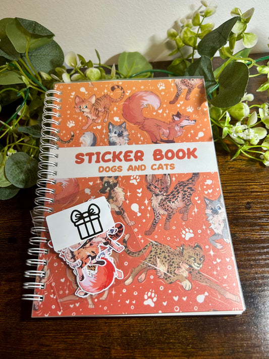 Carnet stickers | Félins Canins 🐱🐶