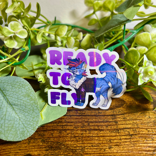 Sticker | Ready to fly 🐺✈️