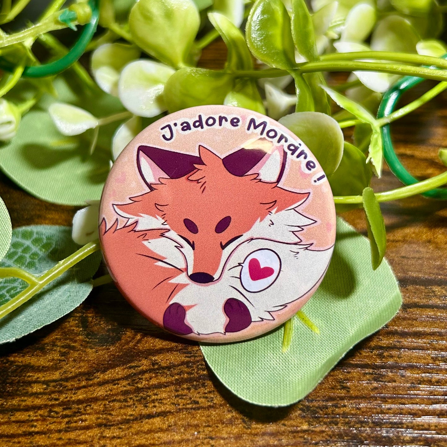 Badge | "J'adore mordre !" 🦊✨