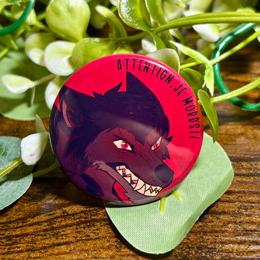 Badge | Attention je mords ! ⚠️🐾