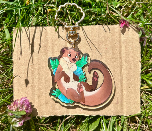 Porte Clé - Loutre 🦦✨
