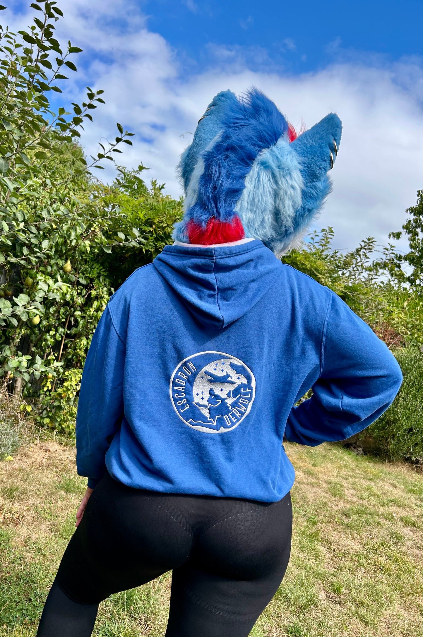 Sweatshirt | Escadron Derwolf Bleu Roi 🐺✈️