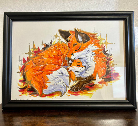 Art | Tendresse de renard 🦊🍂
